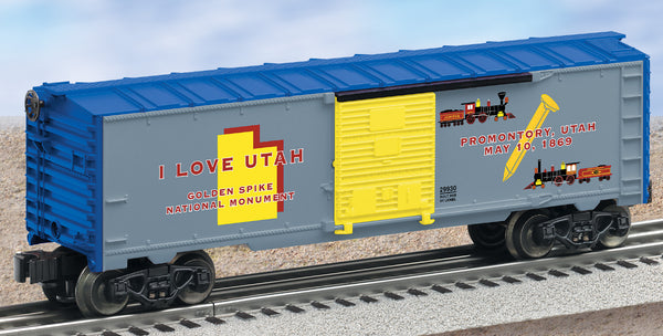 Lionel 6-29930 I LOVE UTAH BOXCAR O SCALE NEW
