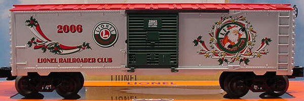 Lionel 6-29941 LRRC 2006 HOLIDAY BOXCAR O SCALE NEW