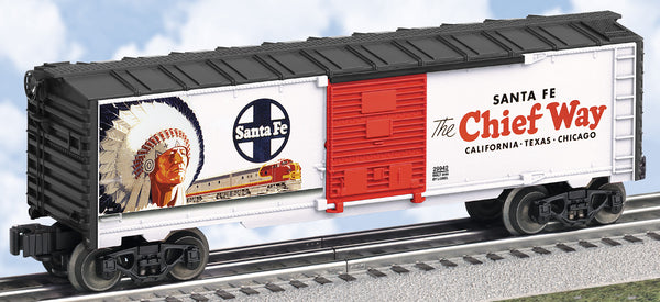 Lionel 6-29942 SANTA FE RAILROAD ART BOXCAR O SCALE NEW