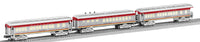 Lionel 6-30121 SANTA FE BABY MADISON PASSENGER CAR 3-PACK O SCALE NEW