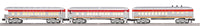 Lionel 6-30121 SANTA FE BABY MADISON PASSENGER CAR 3-PACK O SCALE NEW
