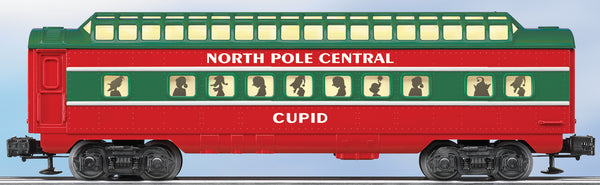 Lionel 6-35134 NORTH POLE CENTRAL O27 STREAMLINED FULL VISTA DOME "CUPID" O SCALE NEW limited