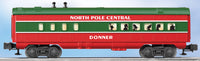 Lionel 6-35135 NORTH POLE CENTRAL O27 STREAMLINED DINER "DONNER" O SCALE NEW