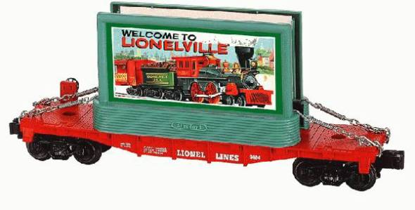 Lionel 6-36064 LIONEL LINES O27 FLATCAR W/ BILLBOARD O SCALE NEW