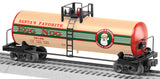 Lionel 6-36182 CHRISTMAS EGG NOG UNIBODY TANK CAR O SCALE NEW