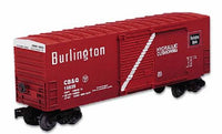 Lionel 6-36210 HI-CUBE BOXCARS - BURLINGTON O SCALE Like New