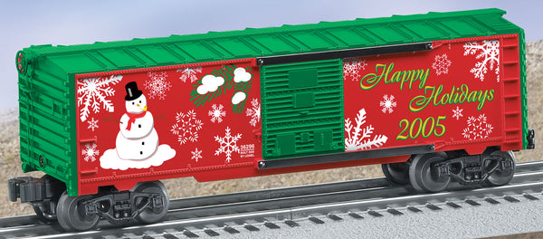 Lionel 6-36296 Christmas Boxcar 2005 Holiday Boxcar O SCALE NEW