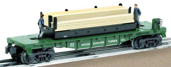 Lionel 6-36727 WEYERHAEUSER MOE & JOE FLATCAR O SCALE NEW