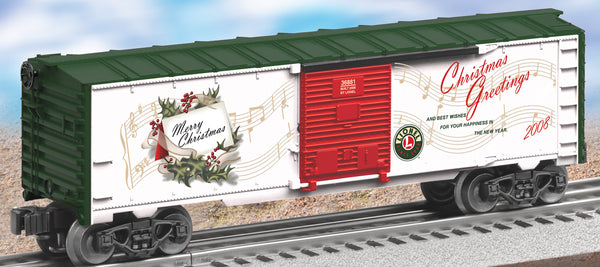 Lionel 6-36881 CHRISTMAS MUSIC BOXCAR 2008 O SCALE NEW