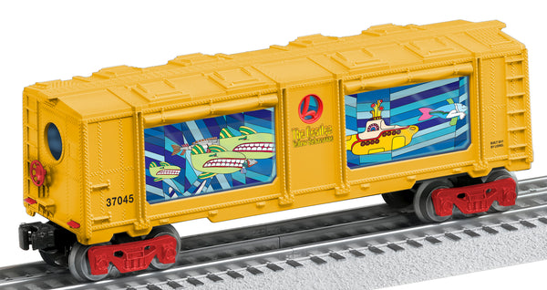 Lionel 6-37045 BEATLES "YELLOW SUBMARINE" AQUARIUM CAR O SCALE Like New