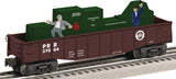 Lionel 6-37084 PENNSYLVANIA COP AND HOBO ANIMATED GONDOLA O SCALE NEW