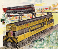 Lionel 6-38300 VIRGINIAN CONVENTIONAL FM TRAIN MASTER DIESEL (YELLOW/BLACK) #2331 O SCALE Like NEW