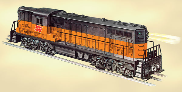 Lionel 6-38305 CONVENTIONAL CLASSIC MILWAUKEE ROAD GP7 DIESEL #2338 O SCALE NEW