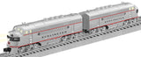 Lionel 6-38597 BURLINGTON LEGACY SCALE F-3 A-A DIESELS (PWR #9962-A & DMY #9962-C) O SCALE Used Excellent limited