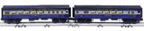 Lionel 6-39062 BALTIMORE & OHIO STREAMLINER PASSENGER CAR 2-PACK #1091 & 5505 O SCALE Like New