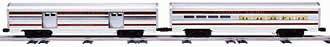 Lionel 6-39151  Canadian Pacific CP Aluminum Streamlined Passenger Car 2-Pack PWC