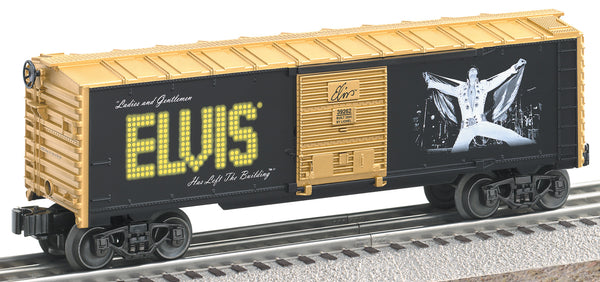 Lionel 6-39262 ELVIS HAS LEFT THE BUILDING BOXCAR O SCALE Like New