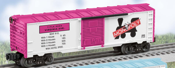 Lionel 6-39305 MONOPOLY VIRGINIA AVENUE BOXCAR O SCALE NEW