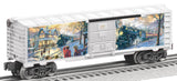 Lionel 6-39350 THOMAS KINKADE "ALL ABOARD FOR CHRISTMAS" BOXCAR O SCALE NEW