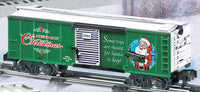 Lionel 6-48355 2004 AMERICAN FLYER CHRISTMAS BOXCAR S SCALE Like New