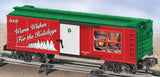Lionel 6-48374 American Flyer 2008 Holiday Boxcar S SCALE NEW