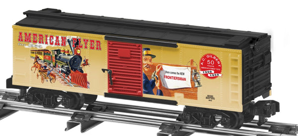 Lionel 6-48385 1959 AMERICAN FLYER CATALOG ART BOXCAR S SCALE NEW