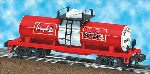 Lionel AF 6-48416 CAMPBELL'S&REG; SOUP SINGLE-DOME TANK CAR S SCALE NEW