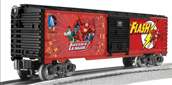 Lionel 6-82680 Justice League Flash box car O scale  NEW