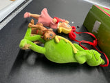 Dept 56 4031514T Grinch Max & Cindy Lou Who Ornament Set  Like New