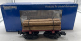 Industrial Rail 8001 27' Skeleton Log Car O/O27 Scale Tuscan O Scale Like New