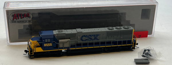 Atlas 49368 CSX SD-50 Diesel locomotive 8555 N SCALE Used Excellent limited