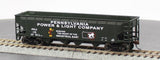 Walthers 931-1659 PENNSYLVANIA POWER & LIGHT Offset Quad Hopper Trainline #170 HO Scale NEW