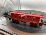 Lionel 6-19742 Erie Bay window caboose with TMCC/Crew Talk O SCALE Like New Damaged Box