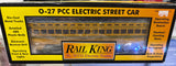 MTH Railking 30-2571-1 Cincinnati PCC Electric Street Car #1123 Proto-Sound 2.0 BCR INSTALLED O SCALE NEW