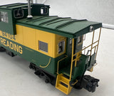 Atlas 6604-2 Reading Extended Vision caboose 3 RL  O Scale Used Damaged Box