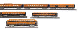 MTH 30-68282 Halloween Nightmare Express 4 car set, 30-68283 2 car set, 30-68284 Coach, AND 30-68285 Full Vista Dome Limited (Set of 4) O Scale NEW
