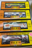 MTH 30-76153, 30-7839, 30-7874, 30-7846 Isaly's Pittsburgh Set of 4 Cars-- Isaly's Dairy Specialists; Skyscraper Cones; Klondike; Chip-Chopped Ham O Scale Like New