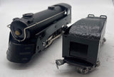 Marx tin Black steam locomotive New York central O SCALE Used Excellent No Box as is