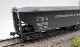 Walthers 932-2952 CHESAPEAKE & OHIO 36' Offset Hopper W/Removable Load # HO Scale Like New