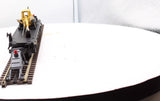 MTH 30-7606 MTH Lines w/Backhoe Flat Car RailKing O Scale Used Damaged Box