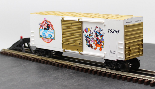 Lionel 6-19265 Mickeys 65th Birthday Hi-Cube Boxcar O SCALE NEW
