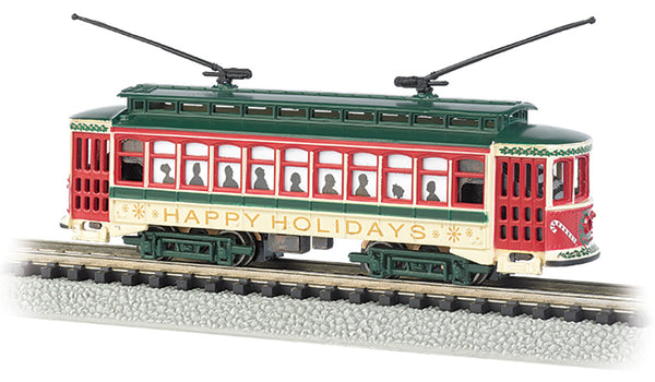 Bachmann 61085 BRILL TROLLEY - CHRISTMAS N SCALE limited NEW