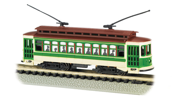 Bachmann 61093 BRILL TROLLEY - GREEN N SCALE NEW