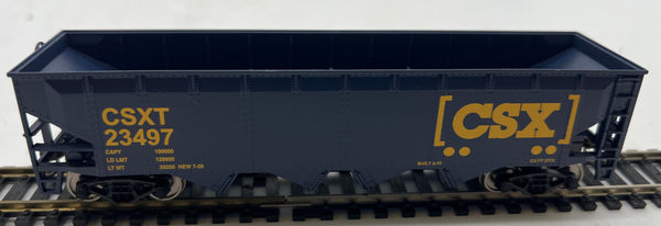 Walthers Trainline 931-1425 CSX Offset 4-Bay Open Hopper 23497 HO SCALE Like New