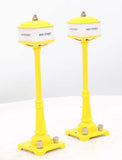 MTH 20-1028 Yellow Street Lamp Accessory (Pair of 2) O Scale Like New