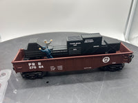 Lionel 6-37084 PENNSYLVANIA COP AND HOBO ANIMATED GONDOLA O SCALE NEW