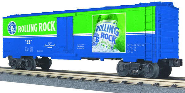 MTH Railking 30-7860 Rolling Rock beer Latrobe PA Modern Reefer Car O SCALE Like New