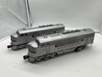 Lionel 6-38597 BURLINGTON LEGACY SCALE F-3 A-A DIESELS (PWR #9962-A & DMY #9962-C) O SCALE Used Excellent limited