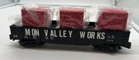 MTH Railking 30-4159B Mon Valley Works X-9 Gondola w LCL Load O SCALE Used Excellent