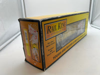 MTH 30-75164 Pittsburgh and Lake Erie PLE 4-Bay Cylindrical Hopper Car O SCALE Used Excellent Damaged Box
